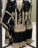 Robe de soirée longue droite en satin floral personnalisé, faite à la main, style indien pakistanais, pour mariages et fêtes