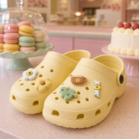 Breloques de chaussures personnalisées en PVC souple HS HS06 avec motifs floraux et décorations multiples pour sabots et sandales - Décorations de chaussures DIY