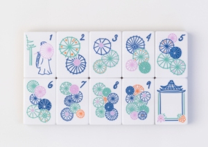 Lussuose Tessere di Mahjong Americane Moderne in Marmo Acrilico, Artwork Artistico di Mahjong Americano, Tessere Classiche di Mahjong OEM - Product Image 5