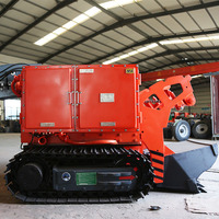 Mesin Tambang Listrik Pneumatik Rocker Shovel Anti Ledakan untuk Terowongan Bawah Tanah, Rocker Loader, Mucking Wheeled Loader, Gearbox