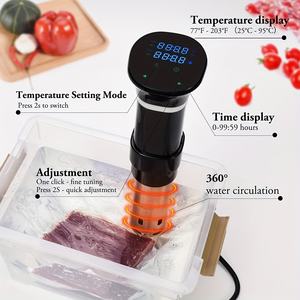 Machine sous vide Wi-Fi 1100W, circulateur à immersion pour cuisson, contrôle tactile, température précise, ultra-silencieux, chauffage rapide - Product Image 2