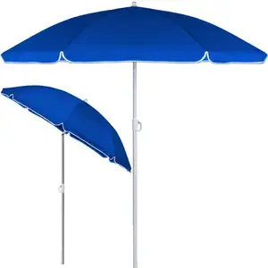 Guarda-chuva de praia externo fixo de nylon, entrega do fabricante 5.2ft 190t