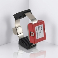 Sensor de Temperatura Inalámbrico Acrel ATE400, Monitor de Temperatura en Tiempo Real por Inducción CT, Fijado con Abrazadera de Aleación