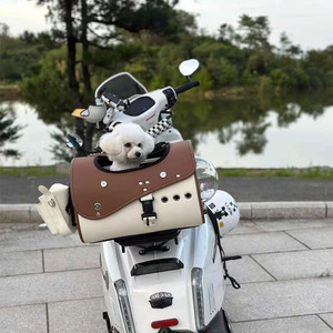 Sacoche arrière en nylon pour <span class=keywords><strong>moto</strong></span> et vélo électrique, nouveau style, pour transport d'animaux de compagnie en extérieur, compatible avec les vélos électriques - Product Image 1