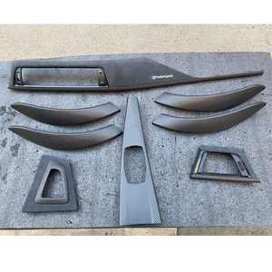 Juego de Molduras Interiores <span class=keywords><strong>M</strong></span> Performance de Fibra de Carbono y Alcántara para Salpicadero para BMW Serie 3 F30 F31 F32 F34 F36 F80 F82 <span class=keywords><strong>M</strong></span> con Volante a la Izquierda (LHD) - Product Image 1
