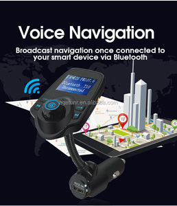 AGETUNR T10 Bluetooth Carde alta calidad al por mayor Kit de manos libres Redio Reproductor de Kit Transmisor FM Nueva llegada - Product Image 3