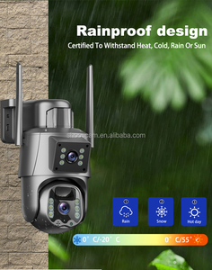 Năng lượng mặt trời <span class=keywords><strong>Powered</strong></span> Panels 4 gam máy ảnh thẻ Sim giám sát Wifi Home an ninh hệ thống mạng ngoài trời ống kính kép WIFI CCTV IP <span class=keywords><strong>Camera</strong></span> 8MP - Product Image 3