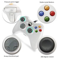 Controlador USB con Cable para X Box 360 /360 Slim, Gamepad, Joystick para Consola XBO X360 para PC Windows