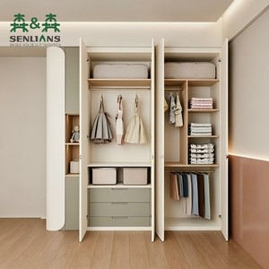 <span class=keywords><strong>Armadio</strong></span> Integrato Moderno con Nicchia Espositiva <span class=keywords><strong>ad</strong></span> Arco, Cabina <span class=keywords><strong>Armadio</strong></span> a Muro Senza Soluzione di Continuità dal Pavimento al Soffitto per Villa - Product Image 3