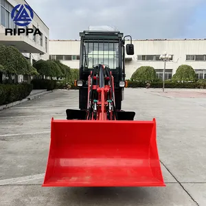 Chinese Rippa Small Articulated Telehandler Telescopic Boom Arm Mini Wheel Loader With Different Attachments