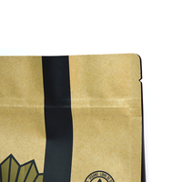 Gratis Monster Hersluitbare Koffiezakken Met Klep En Rits Custom Verpakking Platte Bodem Koffiebonenzak 250gr 250G