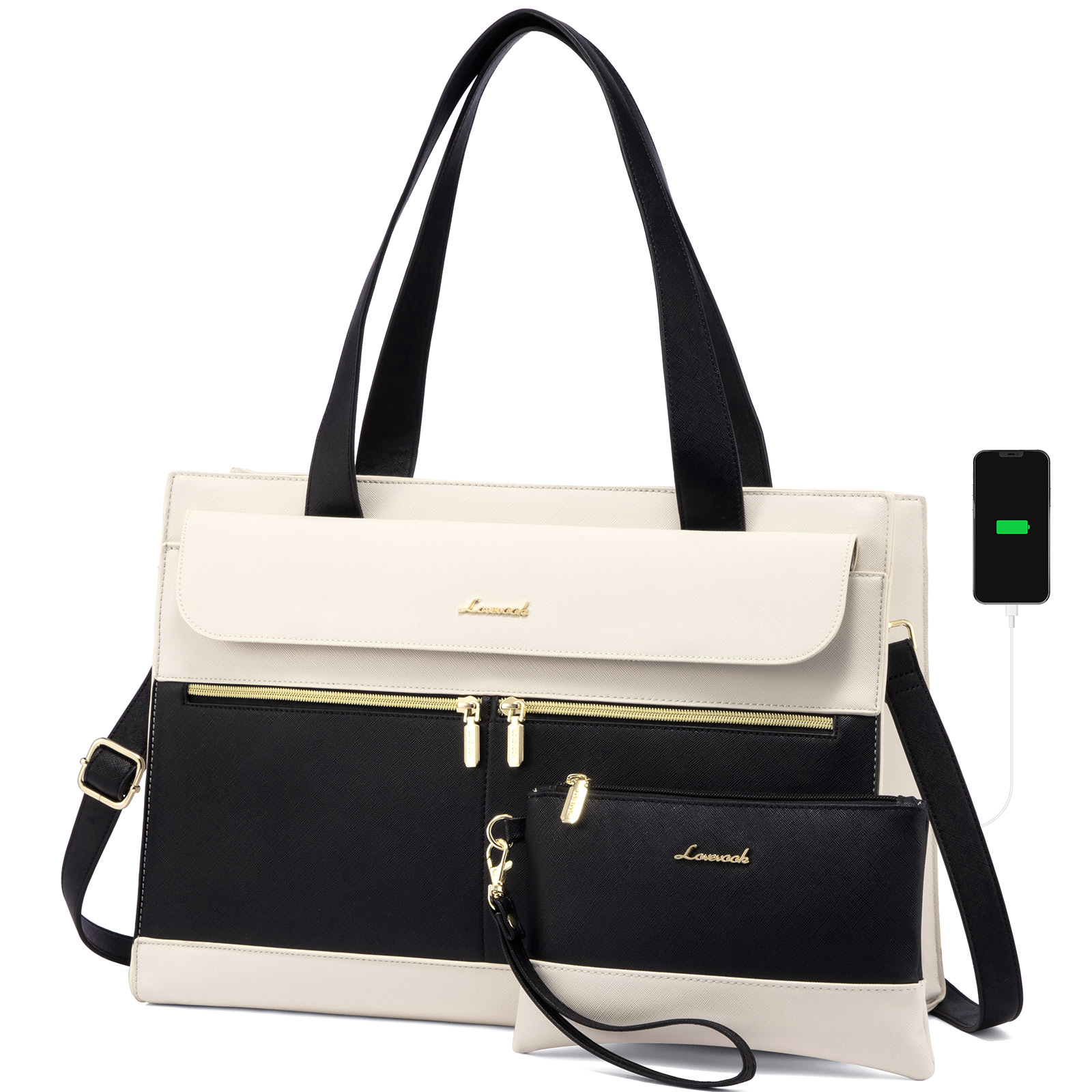 Black with beige-VYWB2026LK02M