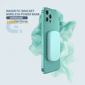 Best-Selling Custom Smart Compatible Matching Full Fast Charge 5000mah Magnetic Battery Power Bank With Phone Stand