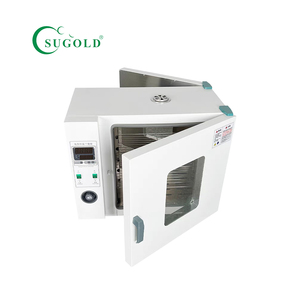 실험실 전기 가열 자동 범용 열풍 건조 오븐 스테인리스 스틸 챔버 50-250 온도 범위 2단 선반 - Product Image 3