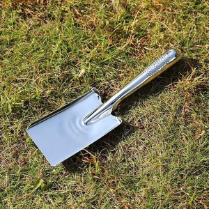 Ensemble d'outils de jardinage en acier inoxydable pour le désherbage, la transplantation et l'entretien des fleurs – Spatule durable à poignée en D pour le creusement en extérieur - Product Image 5