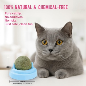 Balle multifonctionnelle rotative pour le nettoyage des dents molaires, à la menthe et à la catnip, jouet pour chat en forme d'avocat - Product Image 3