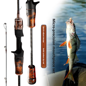 คันเบ็ดตกปลาคาร์บอนแบบไมโคร-โอเบ็คท์ รุ่น Horse Mouth Pole แอคชั่นเร็ว พร้อมด้ามจับไม้เนื้อแข็งและด้ามจับ<span class=keywords><strong>ตรง</strong></span>เล็กน้อย - Product Image 1