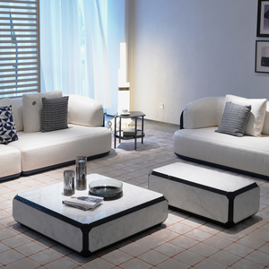 Italian Set <b>Light</b> Luxury Fabric Large Combination Modular Fabric Lounge for Hotel Apartment Home Decor - Product Image 2