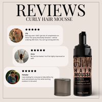Mousse Coiffante Professionnelle Anti-Frisottis Hydratante et Volumisante pour Cheveux Bouclés 150ml 200ml – Étiquette Personnalisée