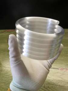 Tabung Kaca Kuarsa Spiral/Tabung Koil Kaca Quartz Bening/Tabung Kaca Heliks Kuarsa - Product Image 4