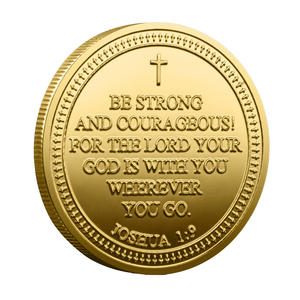 Moneta Commemorativa Souvenir in Stock, Artigianato 3D con Stampa a Rilievo, Tema Cavaliere Religioso, Placcata in Ferro Verniciato, Regalo Personalizzato con UV - Product Image 6