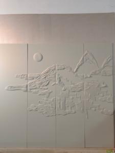 批发3D浮雕纹理背景墙板酒店真皮墙防水防火 - Product Image 5