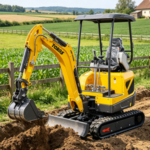 Mini-excavatrice 1-2 tonnes avec moteur Kubota, mini-pelle multifonctionnelle à haute efficacité pour les travaux domestiques et les petits travaux de construction - Product Image 1