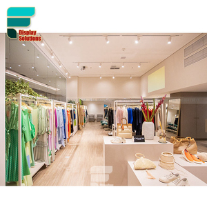 Nueva decoración Servicio de diseño 3D Tienda de ropa Diseño de interiores Tienda de ropa Accesorios Estantes de exhibición para tienda de ropa - Product Image 6