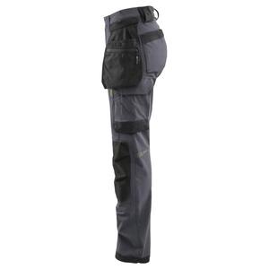 BLAKLADER - 712116459699D26 Women’s Craftsman <b>trousers</b> 4-way <b>stretch</b> Mid grey/<b>Black</b> - EAN 7330509922170 WORK <b>TROUSERS</b> - Product Image 3