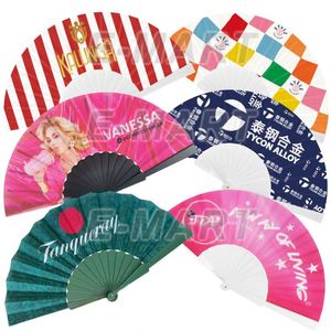 Abanico Plegable de Bambú de 13 Pulgadas con Logotipo Personalizado, Abanico Plegable Grande para Sublimación, Ideal para Bodas y Baile - Product Image 2