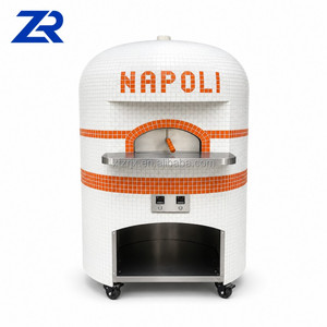 <span class=keywords><strong>Four</strong></span> à pizza commercial portable au <span class=keywords><strong>gaz</strong></span> et électrique avec pierre rotative - Product Image 2