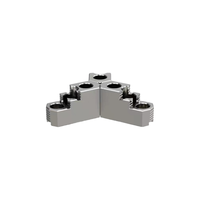 FORGEX - Performances Stables de Pointe dans l'Industrie - Mâchoires Rigides Hydrauliques/Pneumatiques HJ06 - Flexibilité d'Usinage - Tailles Interchangeables - Poignée Ajustable