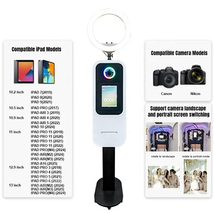 Cabina de Fotos Profesional para Selfies P322W con Ranura para Impresora, Cabina de Fotos DSLR Integrada para iPad con Anillo de Luz o Flash - Product Image 5