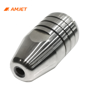 หัวฉีดเทอร์โบ AMJET 40-60LPM สำหรับทำความสะอาดท่อ หัวฉีดแรงดันสูงสำหรับขจัดสนิม หัวฉีดทำความสะอาดประสิทธิภาพสูง - Product Image 6