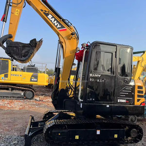 รถขุดขนาดเล็ก SANY 60C ไฮดรอลิก 6 ตัน สภาพดี พร้อมเครื่องยนต์ ปั๊ม และมอเตอร์ Sany ราคาถูก - Product Image 1