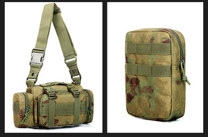 J.SH công suất lớn ngoài trời chiến thuật Ba lô ngụy trang với cùng một màu sắc khóa Oxford vải cho cắm trại leo núi - Product Image 4