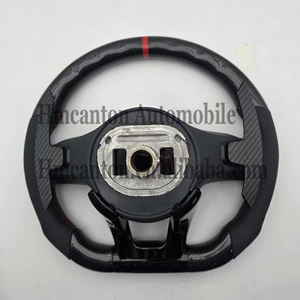 หนังคาร์บอนไฟเบอร์เจาะรูสำหรับ Mercedes Benz W177 W213 W205 W204 W211พวงมาลัย C257 AMG - Product Image 6