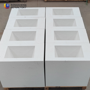 Piezas de corindón blanco de alta pureza, <span class=keywords><strong>precio</strong></span> refractario, 47% corindón, <span class=keywords><strong>ladrillo</strong></span> de fuego para horno de vidrio - Product Image 3