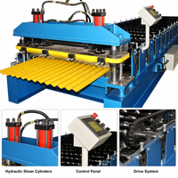 Machine de formage de rouleaux de tuyaux en acier ondulé NaiGu, ligne de production de tuyaux de caniveau spiralés