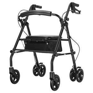 Foster <b>Rollator</b> <b>Walker</b> YC9182 Four-Wheel With Seat And Bag For Elderly Mobility Aid - Product Image 1