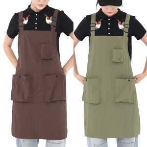 Tablier en coton sans manches, personnalisable avec logo, pour cuisine, chef, restaurant, café, boulangerie, hôtellerie, OEM Inde - Product Image 3