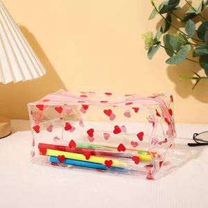 PVC Transparent Waterproof Cartoon Foldable Fashion Zipper <b>Makeup</b> Bag <b>Storage</b> Cosmetic Case <b>for</b> Girls - Product Image 4