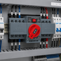 Interrupteur de transfert automatique double alimentation TONGYAO CB-Class 4P avec pôle N, usage domestique monophasé