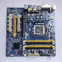 Carte mère d'ordinateur de contrôle industriel de bureau d'occasion PWA 1.1, LGA 1155, SATA, canal unique DDR2/DDR3 RAM