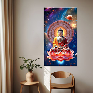 2025 <strong>Buddha</strong> Wall Art Decoration Family Printed <strong>Canvas</strong> Decorative <strong>Painting</strong> - Product Image 4