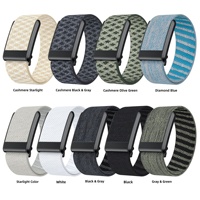 Bracelet compatible Whoop en cachemire et nylon élastique avec fermoir à pression, bracelet de montre de 25 mm pour Whoop 4.0/5.0 # 2