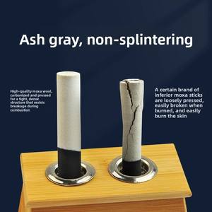 2025 Venda quente Pura Artemísia Moxabustão Vara Smokeless Comprimento Personalizado Massagem Corporal Personalizado Guiaitang - Product Image 3