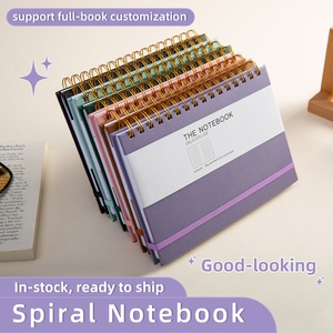 Quaderno <span class=keywords><strong>a</strong></span> <span class=keywords><strong>spirale</strong></span> da regalo, 100 fogli, copertina rigida rinforzata, <span class=keywords><strong>righe</strong></span> orizzontali, blocco note pratico per ufficio e studio - Product Image 4