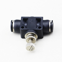 4mm 6mm 8mm 10mm 12mm LSA Contrôle de la vitesse du débit d'air Régulateur de vitesse du débit d'air pneumatique Régulateur de vitesse du débit d'air pneumatique à 2 voies