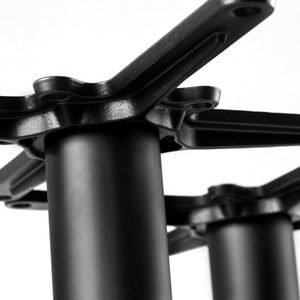 Base de Mesa de Hierro Fundido Resistente WEKIS, Diseño Comercial Moderno y Vintage, Bases de Mesa Negras Resistentes para Tableros de Madera para Comedor - Product Image 4